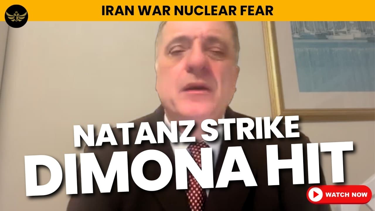 Iran Missiles Hit Dimona After US Israel Natanz Strike; Israel Shock; Nuclear Fear; Kiev Panic Grows