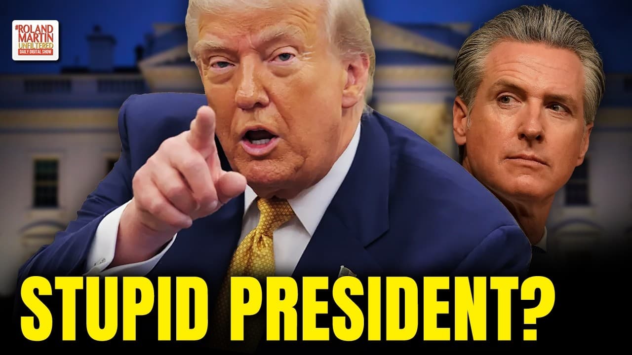 Trump’s “Stupid President” Attack On Newsom Backfires. He Just Described Himself