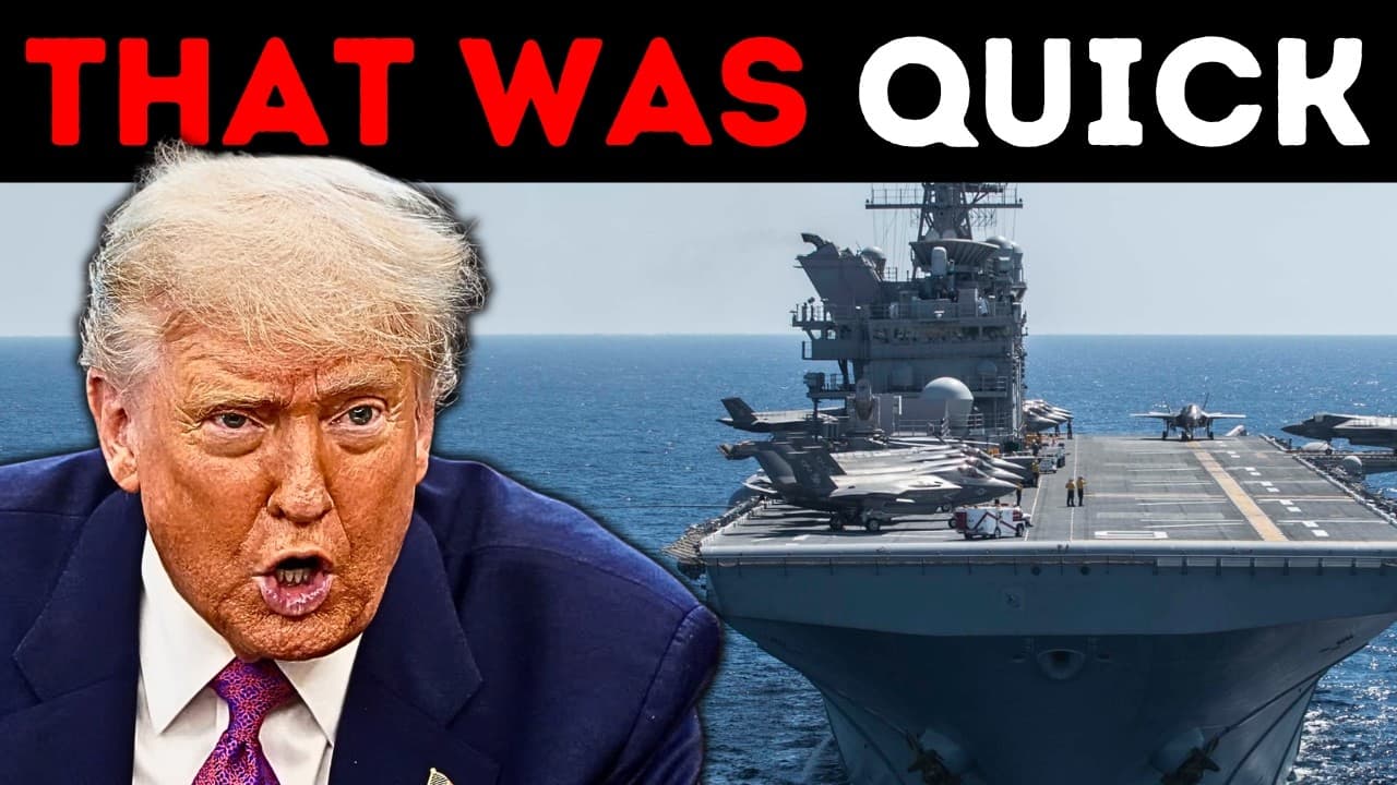 Iran CAVES to US Pressure