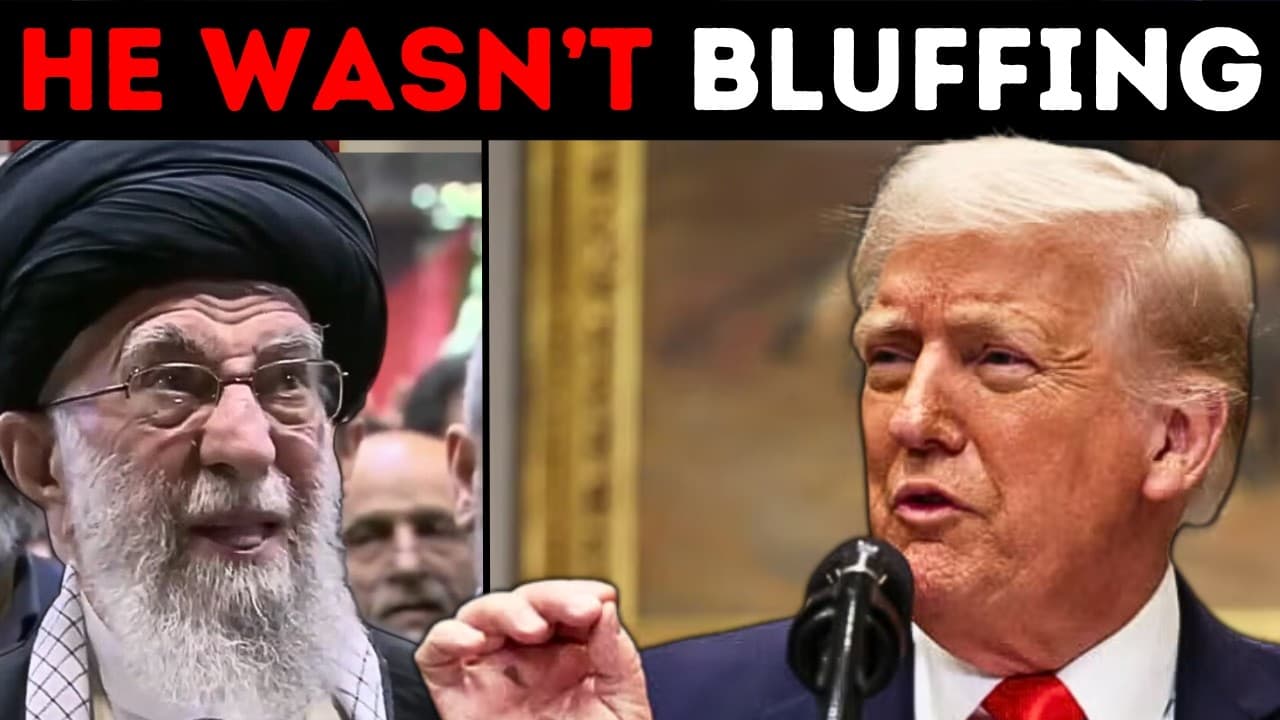 Trump Speaks as IRAN FALLS