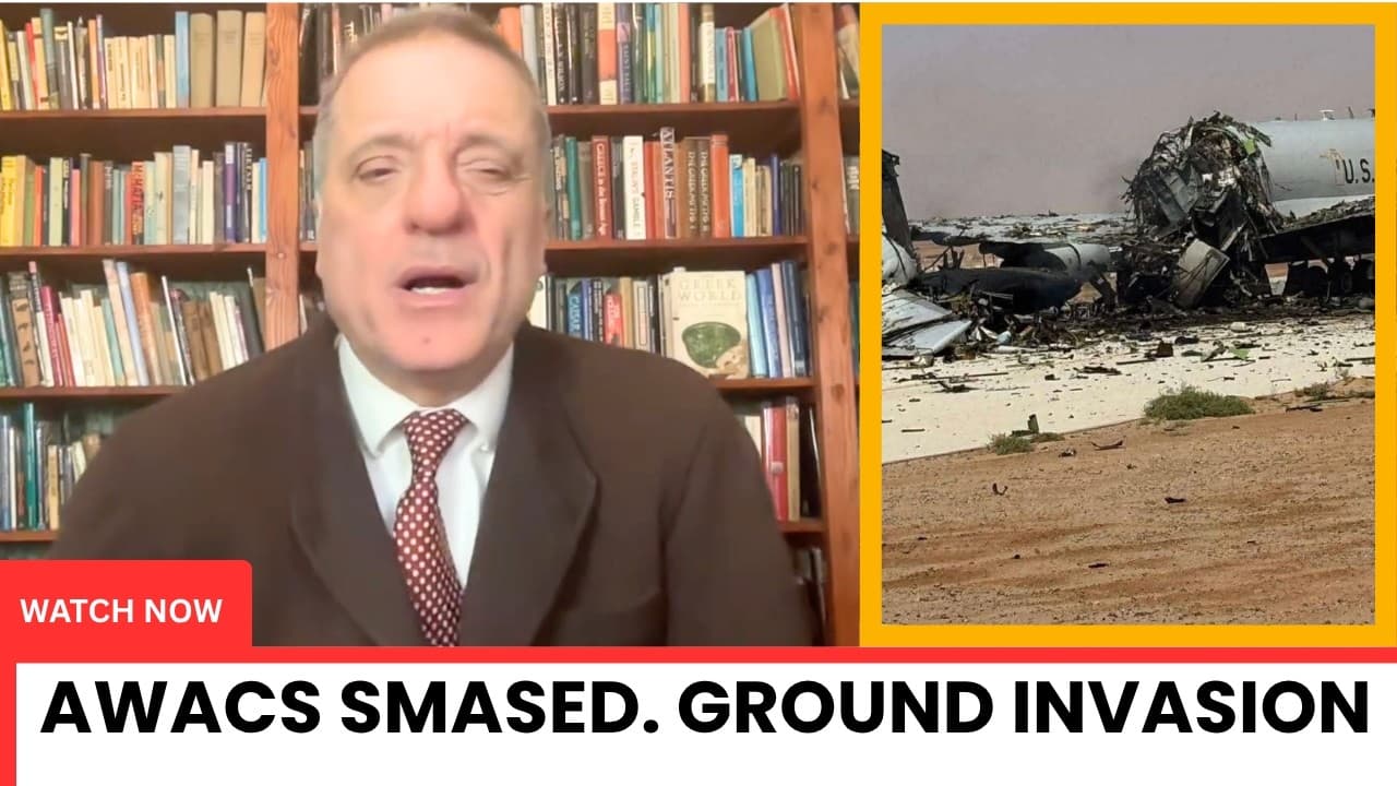 Iran Strikes US Base Destroys US AWACS; Defiant Over US Ground Op; Russian Intel Helps Iran Prepare