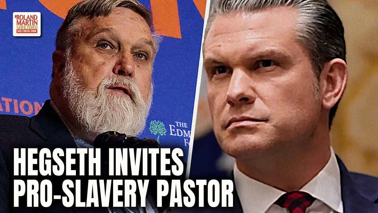 Hegseth Platforms Slaveholder Theology With Racist Pastor At The Pentagon.