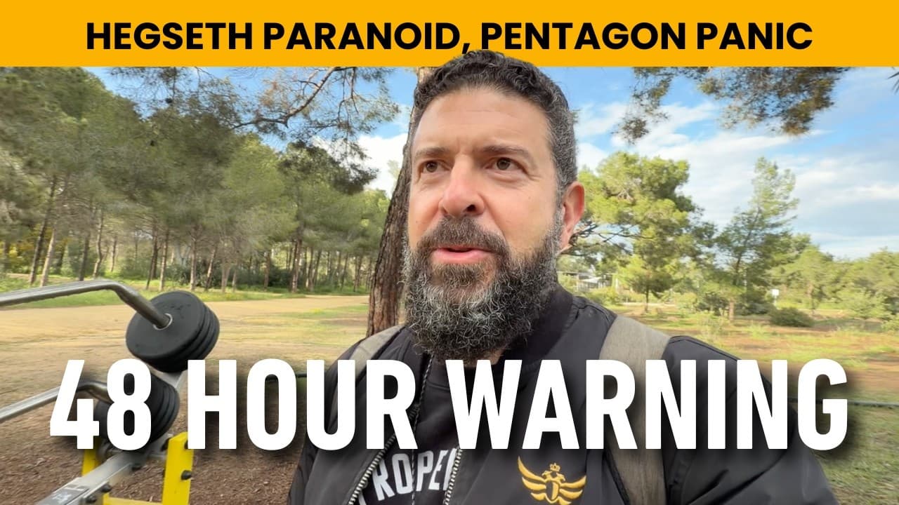 FEAR grips Hegseth. F15 pilot rescue operation. FRANCE 2030 drone war. GRAHAM joins Witkoff, Kushner